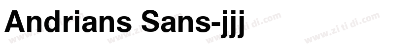 Andrians Sans字体转换